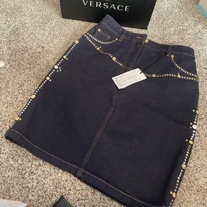 Versace jean skirt
